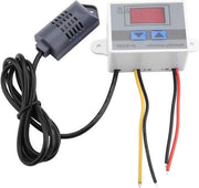 Regolatore di umidità digitale - Sensore di umidità 0-99% - 12V/24V/220V - Due pulsanti di accensione e spegnimento (220V)