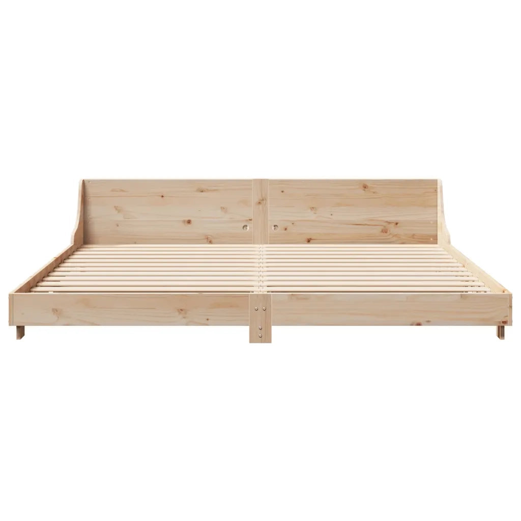 Letto senza Materasso 200x200 cm in Legno Massello di Pino 3302267