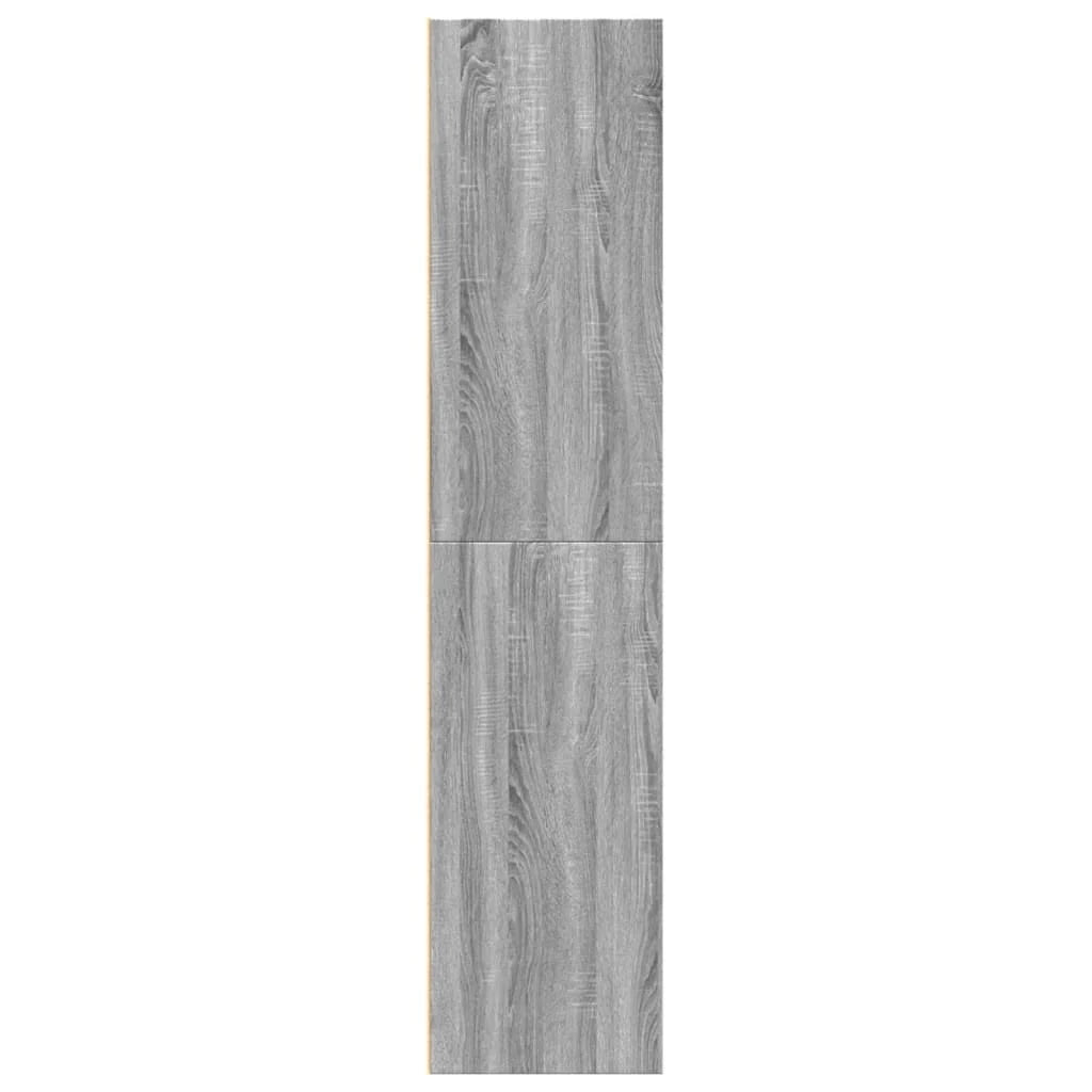 Buffet credenza cassettiera armadio mobile contenitore organizer cucina soggiorno salotto rovere Sonoma alto 70 x 41 x 185 cm legno ingegnerizzato grigio 02_0035627