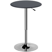 Tavolino da Bar Rotondo Girevole e Regolabile ¨C Zephmum ¨C 67-93 cm