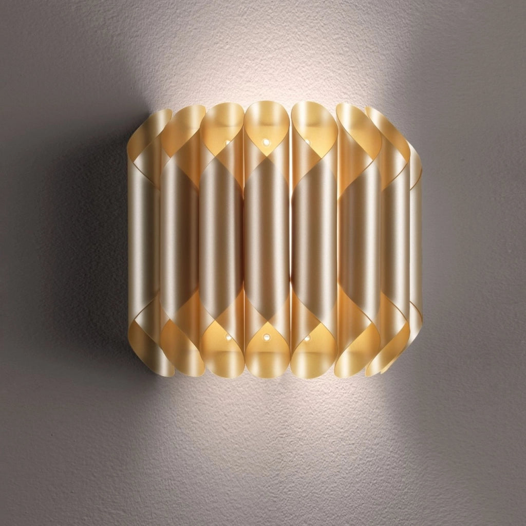 Applique moderna New Gold Cm. 32 x 16 x 30h