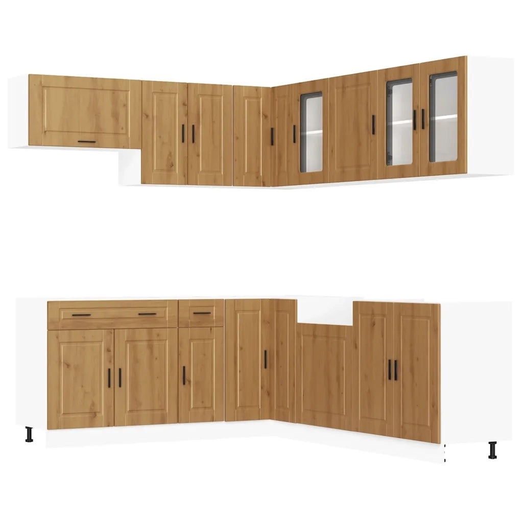 Set Mobili da Cucina 11 pz Porto Rovere Artigianale Truciolato 3314940