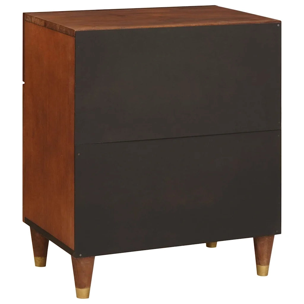 Comodini | Armadio da Notte | Mobiletto da notte con cassetto 50 x 33 x 60 cm Legno di mango massello