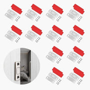 Serratura Premium per Porte - Magnetica Autoadesiva - Acciaio Inossidabile - Chiusura Magnetica Robusta - Per Porte di Cucina e Terrazza