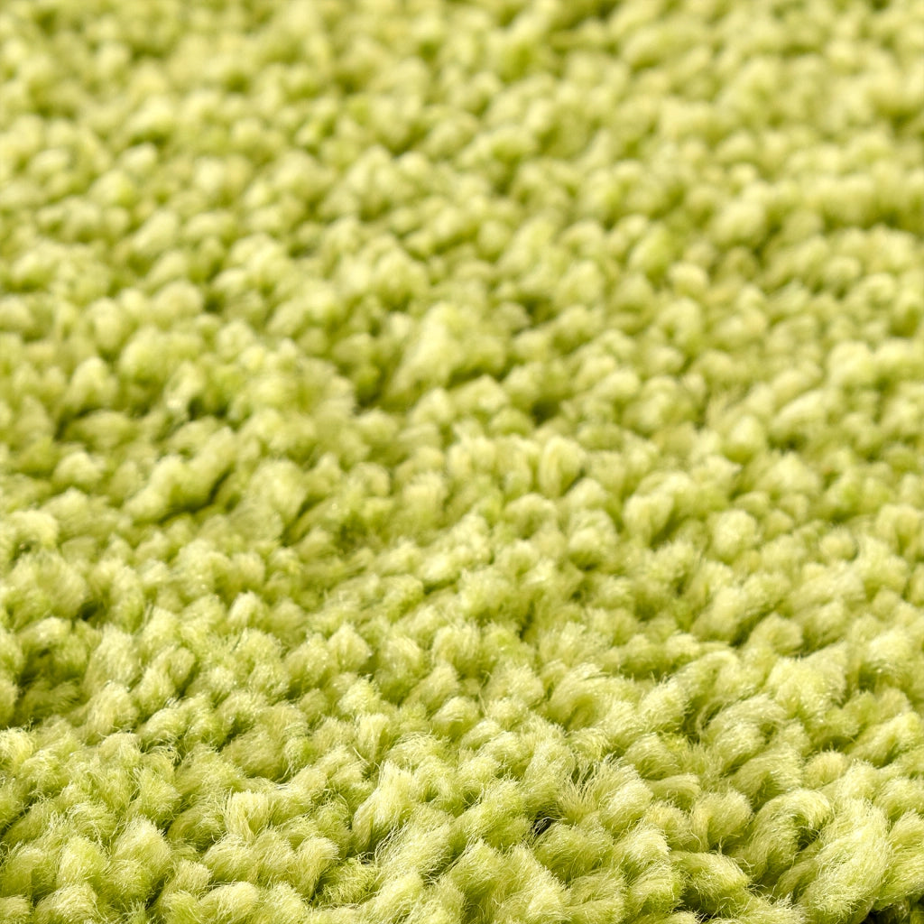 Tappetino da bagno rettangolare verde 50x80 cm in polipropilene antiscivolo