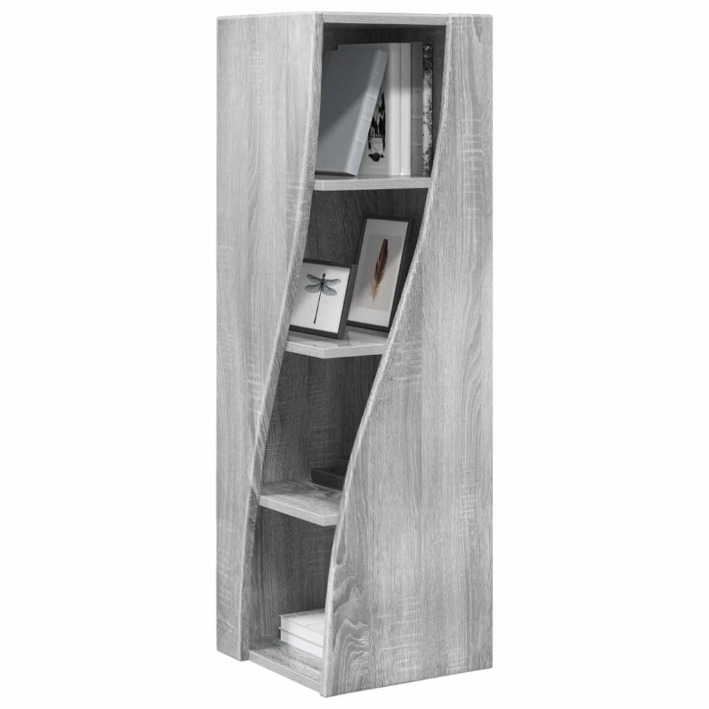 Mobile angolare 32x32x102cm Legno ingegnerizzato Grigio Sonoma 889861