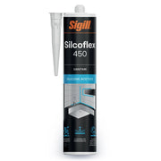 sigill silcoflex 450 sigillante monocomponente resistente alle muffe 280 ml *** colore- bianco, confezione 1