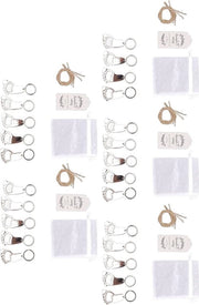 Schiaccia Piedi Chiave d'Argento | Accessori di Festa | 24 Set Anticorrosione | Etichetta Descrivibile per Matrimonio