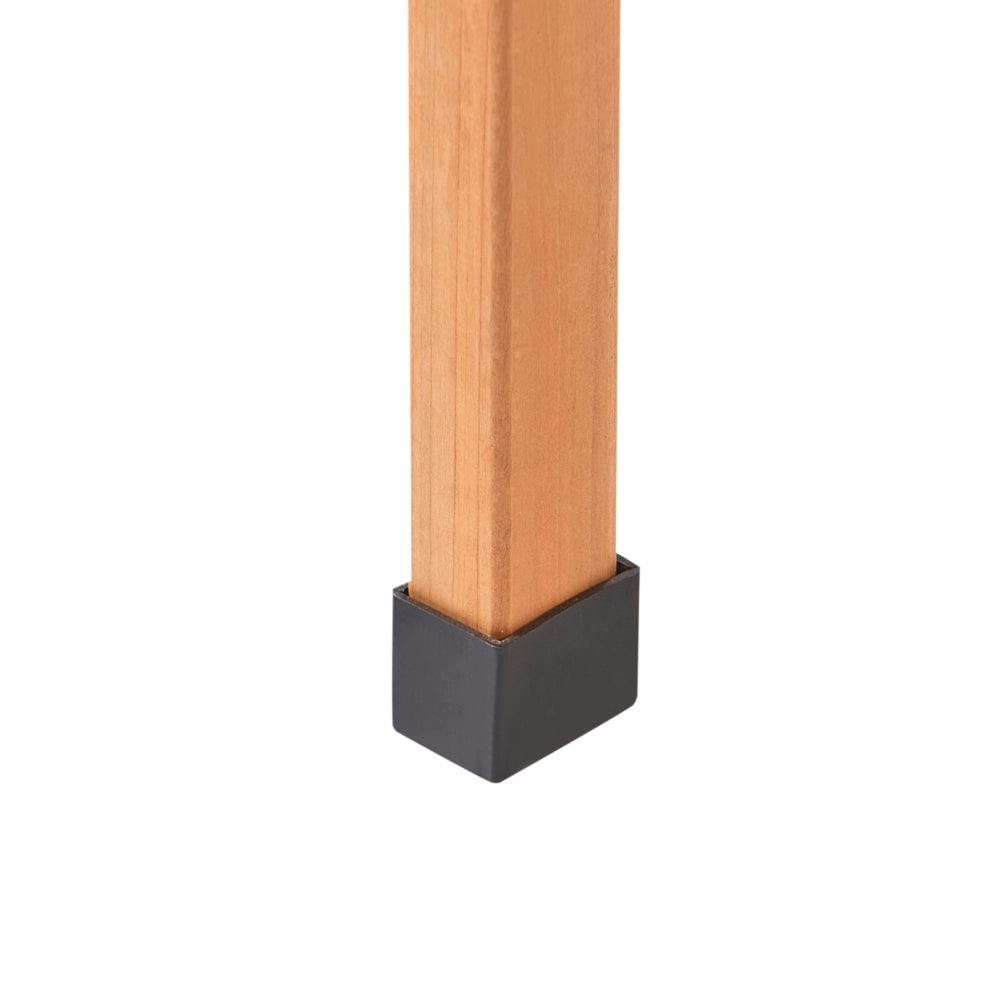 Moderno tavolo da giardinaggio con contenitore 79 x 37 x 89 cm Piano di lavoro in ferro zincato Mobili da giardino Legno di abete Marrone chiaro