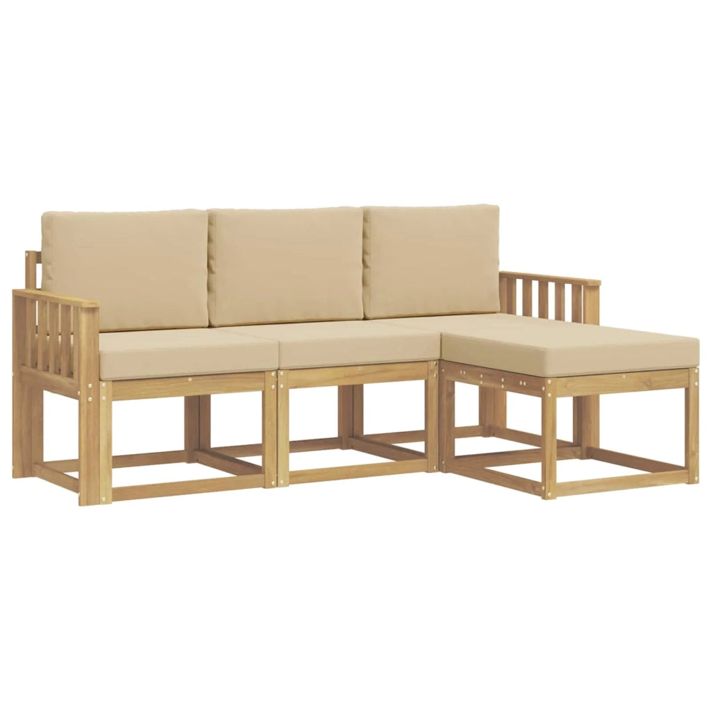 Set di divani da esterno 4 pz 3387452