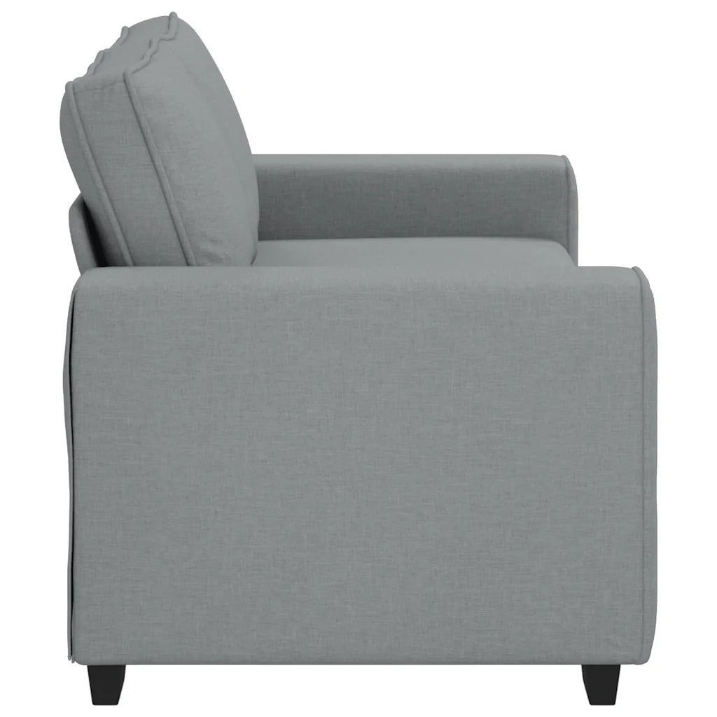 Divano a 2 Posti Grigio Chiaro 180x77x82 cm in Tessuto 4105166