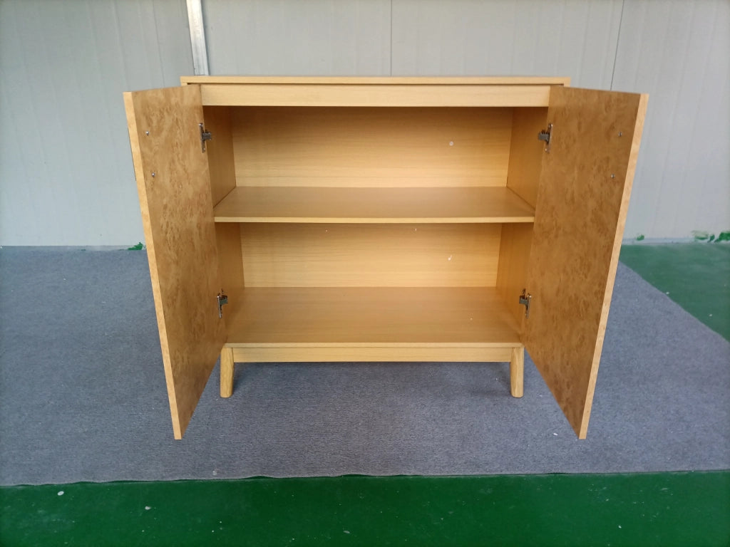 Armadio Buffet in Legno Massello con Ripiani Regolabili Multiuso ¨C MINIMAL ¨C Bianco