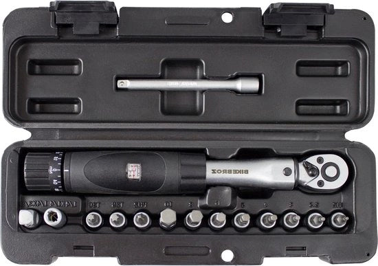 Chiave a Torque 1-4 pollici 15 pezzi con Chiave Torque da 2-24 Nm piccola Kit di Attrezzi per Motocicletta