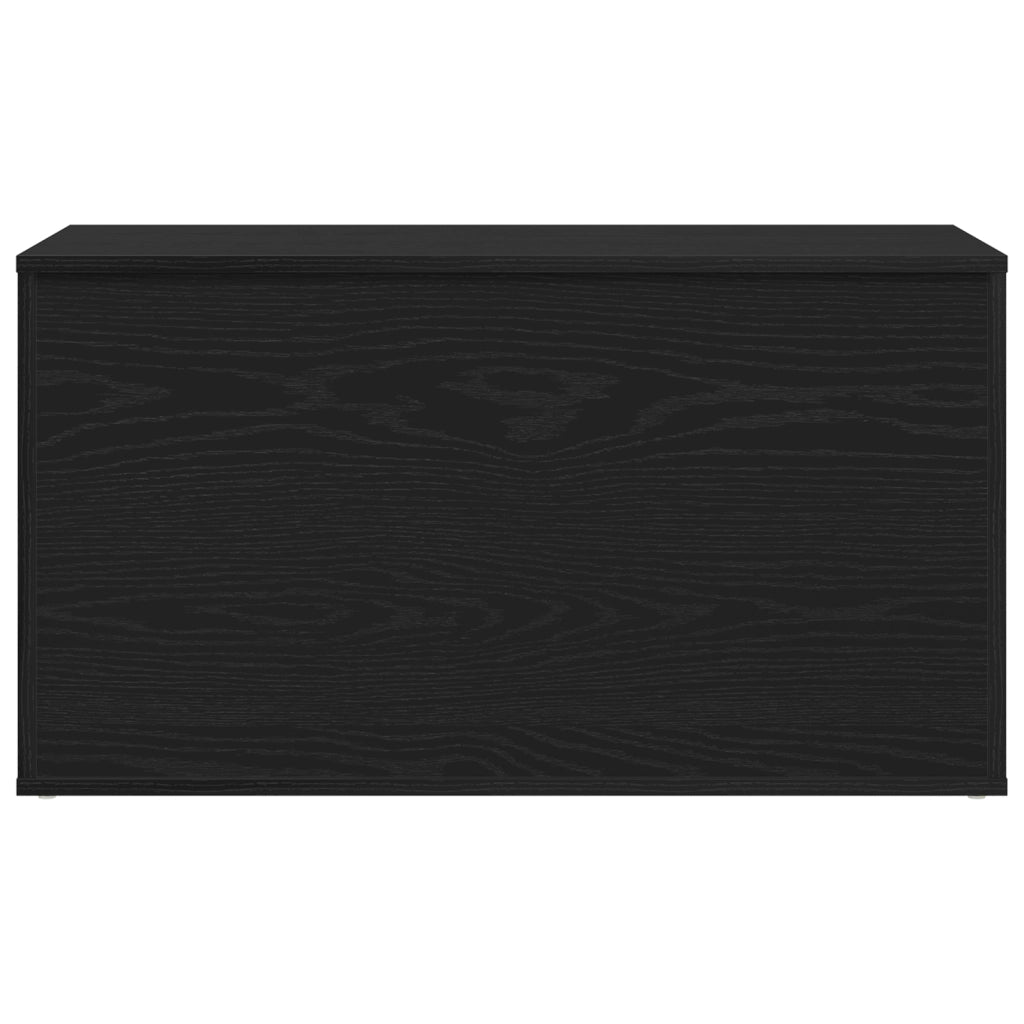 Cassa di stoccaggio  in Nero Rovere, 84x42x46 cm, in legno ingegnerizzato