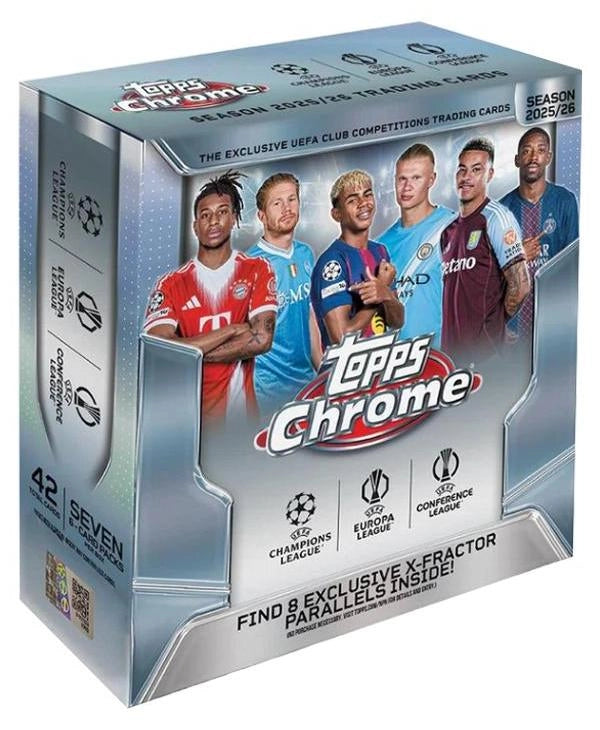 Topps® Chrome® UEFA Club Competitions 2025-26 ? Mega Box