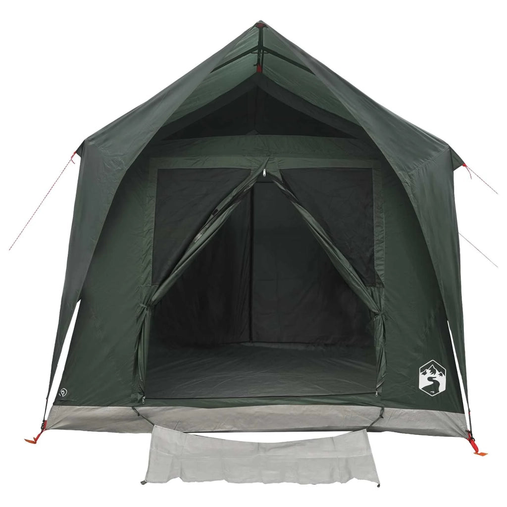 Tenda a tunnel Verde militare 8 persone Poliestere e Acciaio 42028660