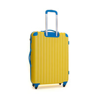 Trolley Valigia Grande Rigida in ABS 4 Ruote TSA Ravizzoni Luna Giallo