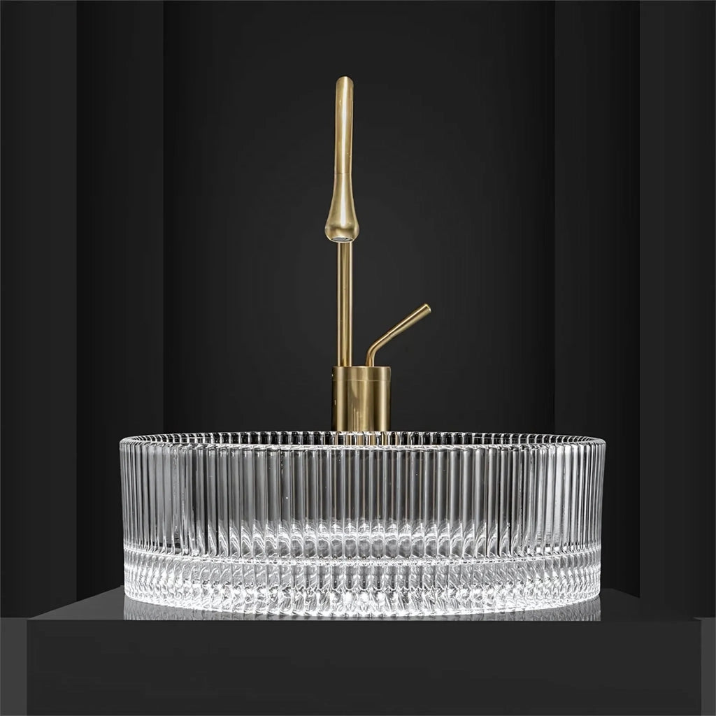 Lavabo Da Appoggio Rea Ingrid Transparent