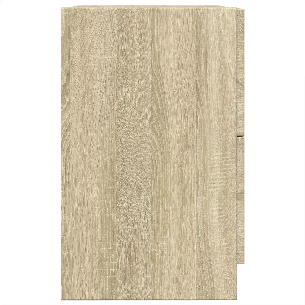 vidaXL Mobile Sottolavabo Rovere Sonoma 63x30x54 cm in Truciolare