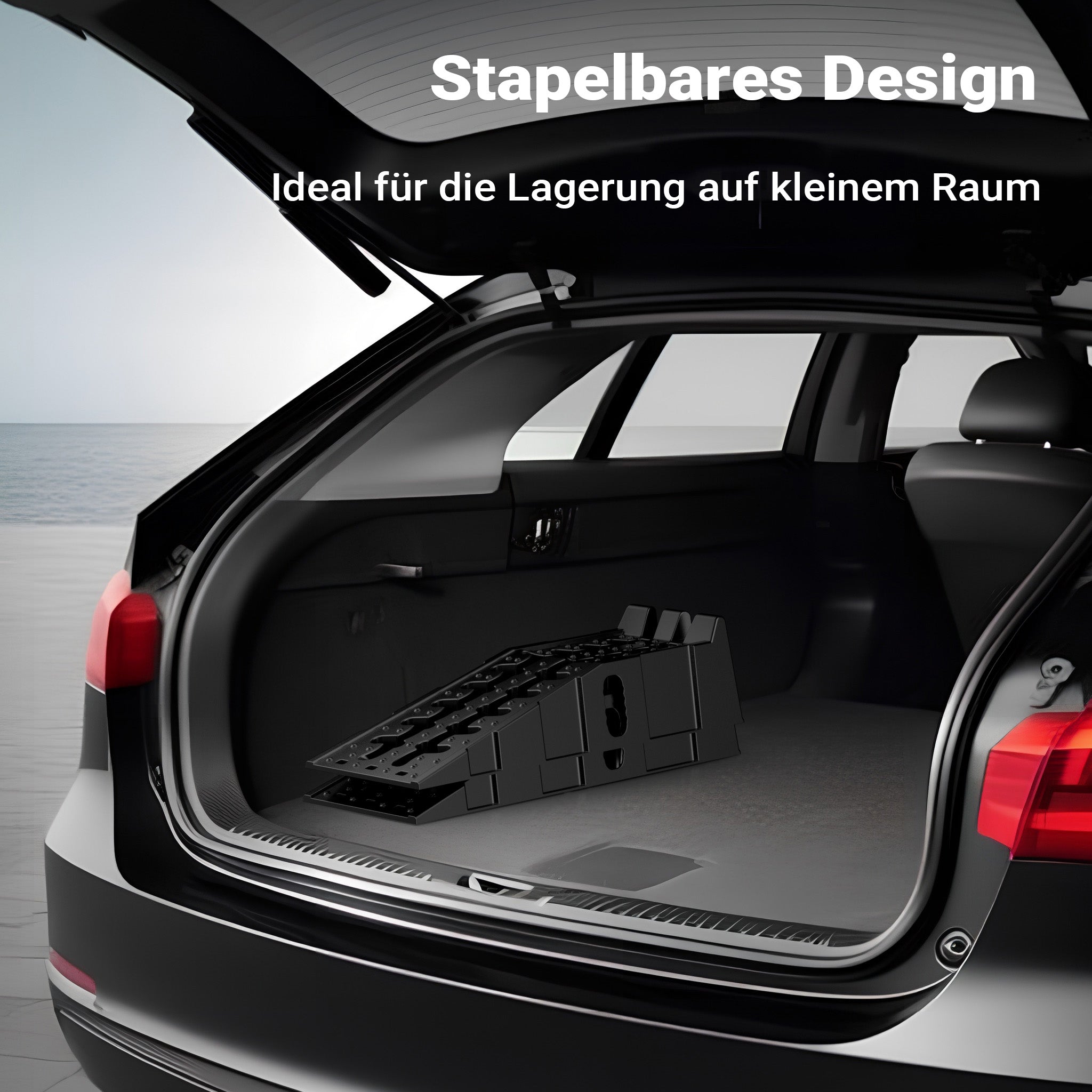 Cunei livellatori auto veicoli 2 pz. max 5 t Rampa di livellamento in plastica