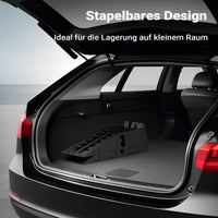 Cunei livellatori auto veicoli 2 pz. max 5 t Rampa di livellamento in plastica