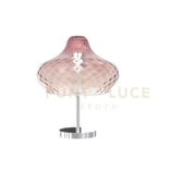 LUMETTO CROMO VETRO PICCOLO RUBINO 1191CR-PT-RU
