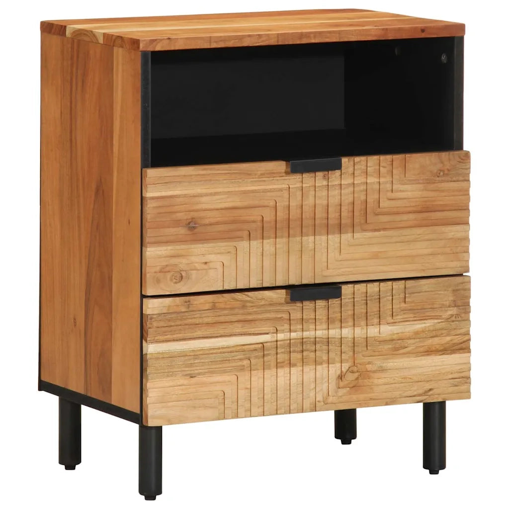 Armadio da Notte con cassetto Marrone 50 x 33 x 62 cm 4017766