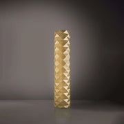 Piantana Moderna Prisma Polilux ® New Gold E Metallo 3 Luci E27 H122Cm