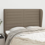 Testiera ad Orecchio-Testata con Orecchie Tortora 147 x 23 x 118/128 cm in Tessuto 735034