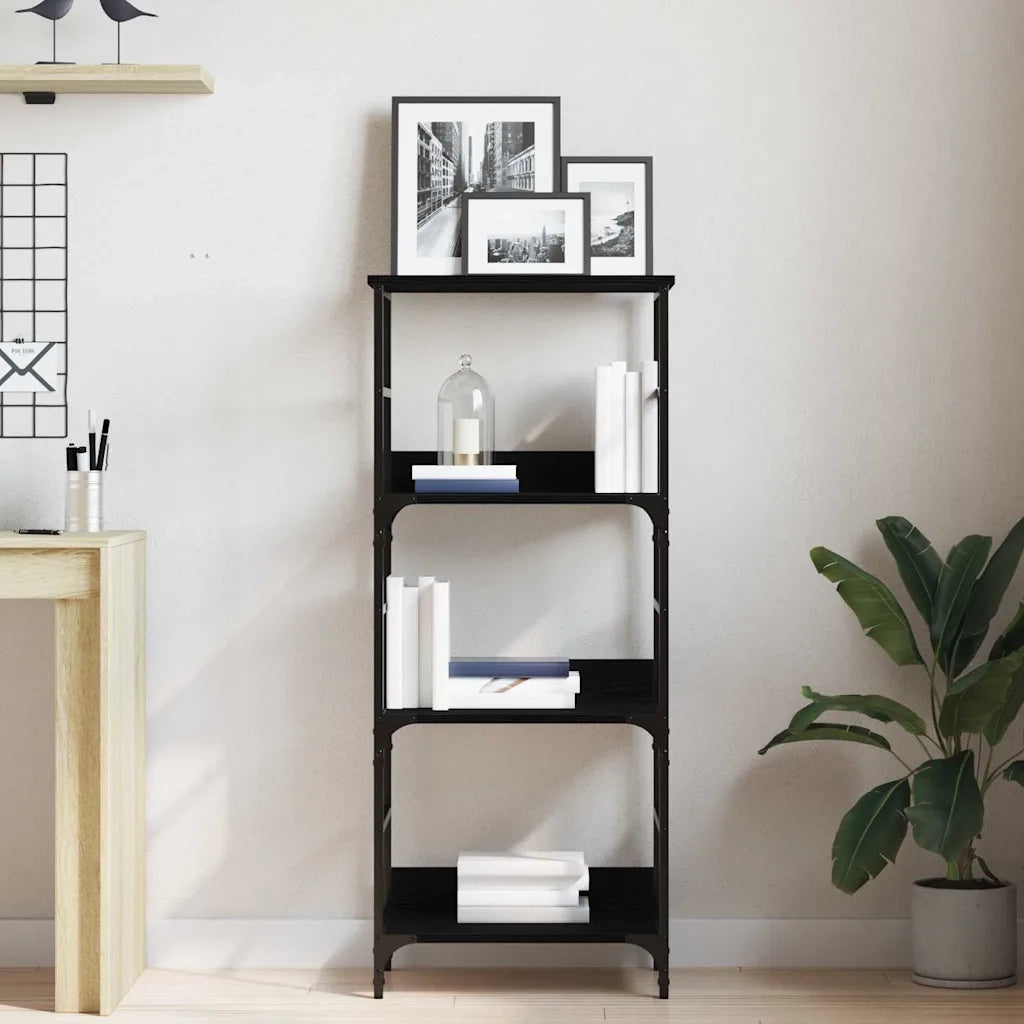 Libreria Rovere Nero 50 x 33 x 117,5 cm Legno multistrato 863553