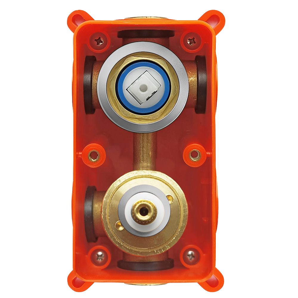 Set Da Vasca-doccia Da Incasso Rea Lungo Chrome + Box