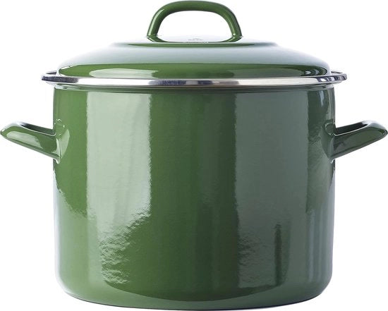 Pentola in Alluminio Rivestita a Cottura 24cm - Resistente a Induzione, Forno e Lavastoviglie - Pentola Multifunzionale per Zuppe e Stufati