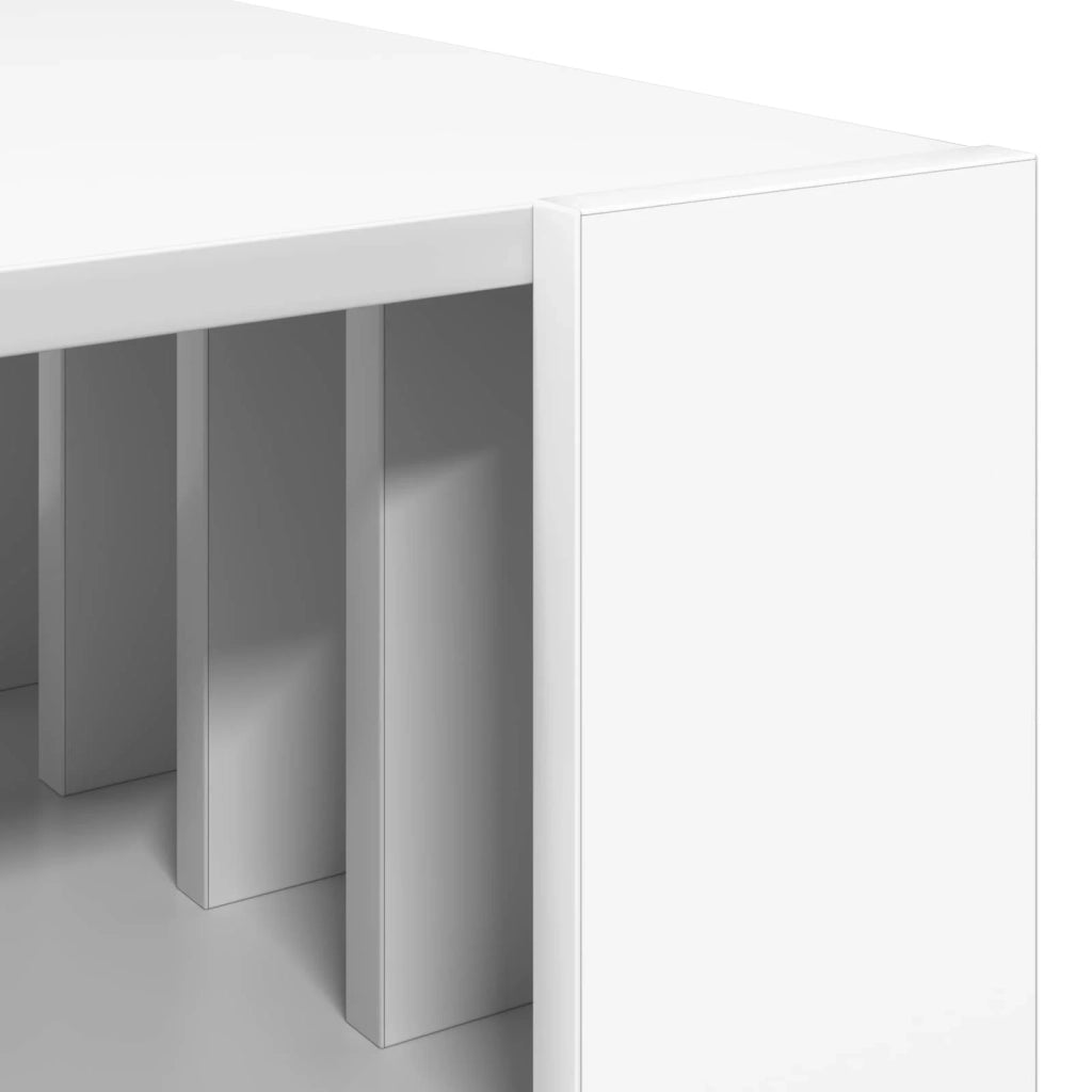 Tavolino da salotto | Tavolino da caff¨¨ | Tavolino da Soggiorno Bianco 66 x 49,5 x 45 cm Legno multistrato