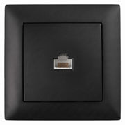 Presa Rj45 Con Cornice Oste Jnh010-s Black