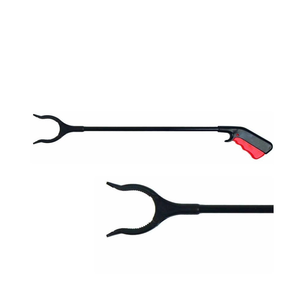 Trade Shop - Pinza Raccogli Oggetti Braccio Prendi Tutto Con Manico Lunghezza 98 Cm -