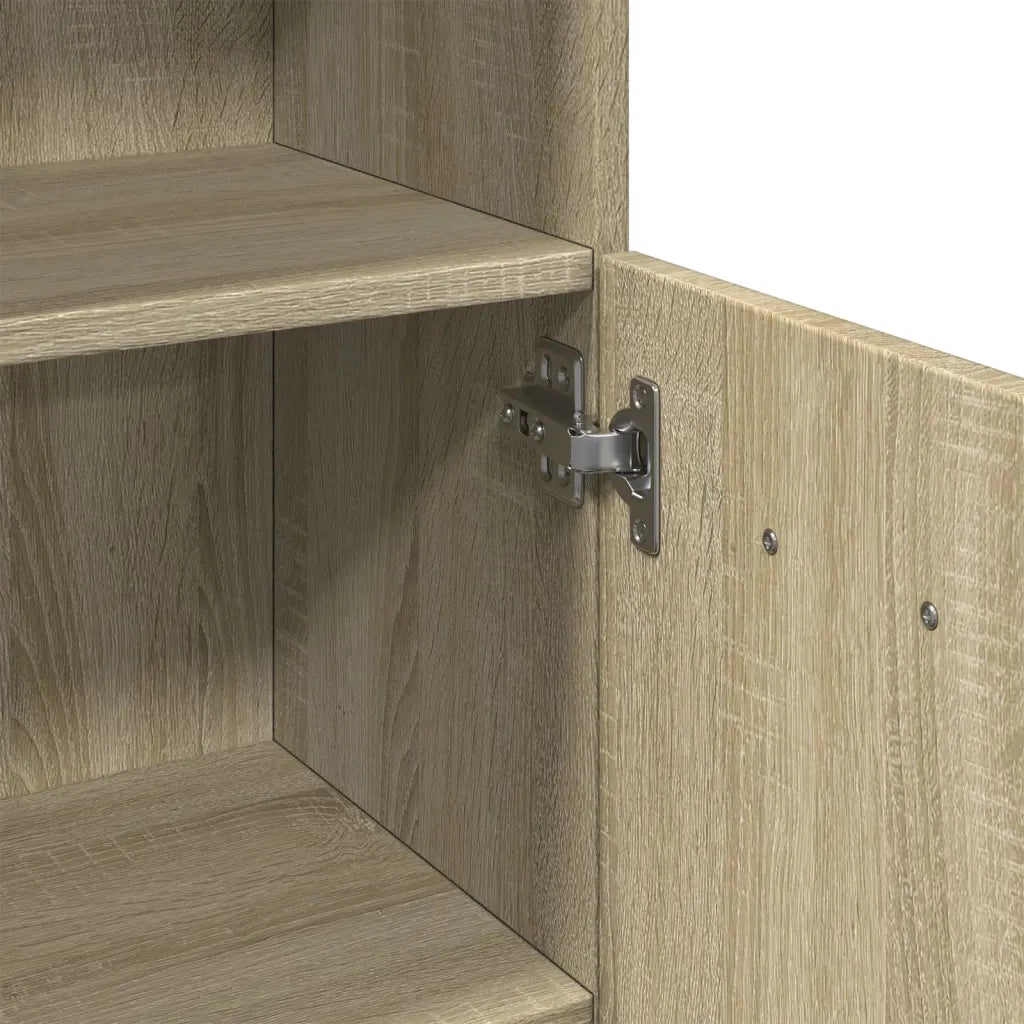 Mobile da Bagno Rovere Sonoma 30,5x30x179cm in Truciolato 849631