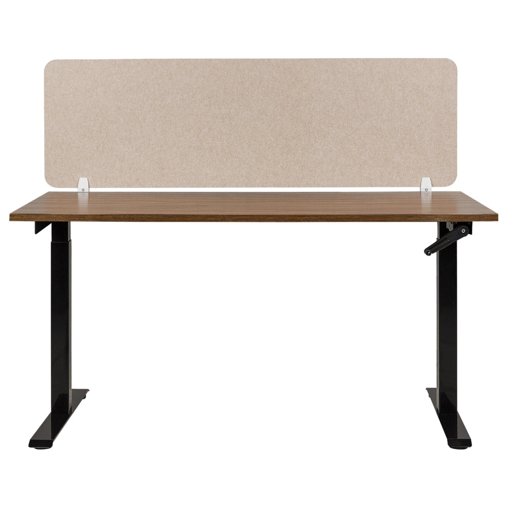 Pannello Divisorio Beige Fonoassorbente 160 x 50 cm in Plastica PET
