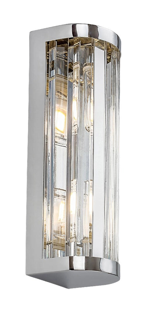 Applique bagno Sybil Rabalux cromata vetro 2xG9 IP44