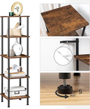 Scaffale per libri, moderna libreria d'arte, libreria per libri, ripiano per libri, organizzatore per libri, 30D x 30L x 115A centimetri