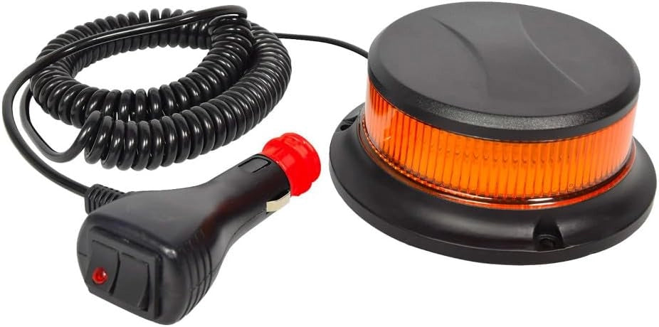 Faro LED magnetico extra piatto omologato 12 V - 24 V accendisigari
