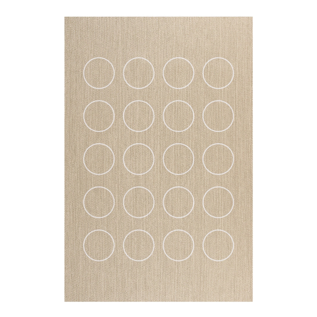 Tappeto vinilico di alta qualità cerchi blancos 200x290
