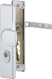 Set di protezione per porte esterne - meccanismo di cambio con copertura cilindrica - alluminio F1 naturale