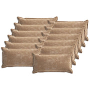 Federa 12 pcs HOUTEN Marrone 40 x 80 cm Tessuto Chenille 918240