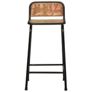 Sgabelli da Bar 2 pz 46x35,5x80 cm Legno Massello di Recupero 4013532