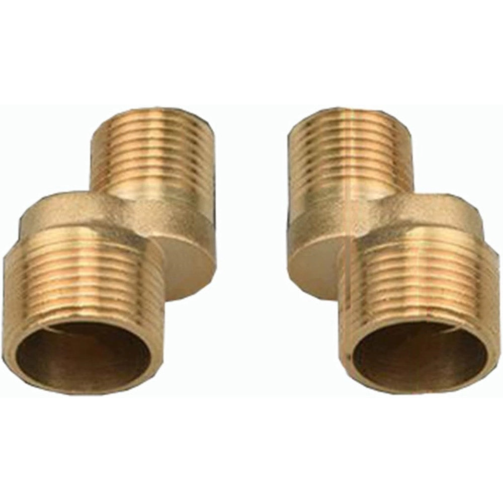 Trade Shop - Kit 2pz Connettore Eccentrico Per Rubinetto 3/4 Raccordo Rosetta 65mm Accessorio 52363 -