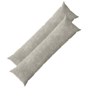 Federa 2 pcs HEERLEN Grigio Chiaro 40 x 145 cm Tessuto Chenille 908924