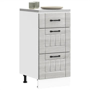 Base da Cucina Lucca Grigio Sonoma in Legno Multistrato 854236