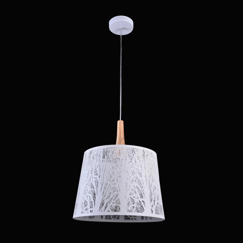 Maytoni Sospensione contemporanea Lantern 1 luce E27 bianco metallo diffusore metallo bianco