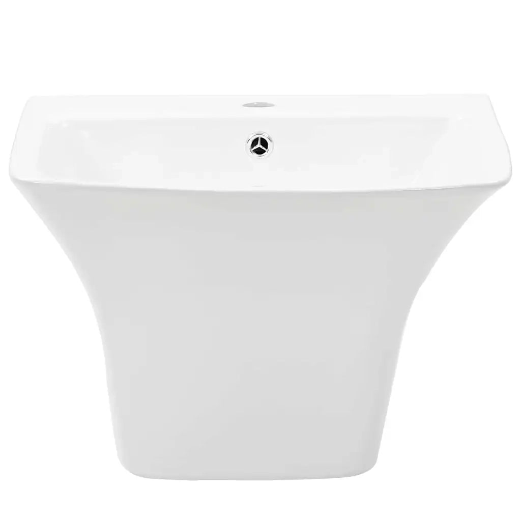 Lavabo Bianco 53 x 44 x 37 cm Ceramica Smaltata 143015