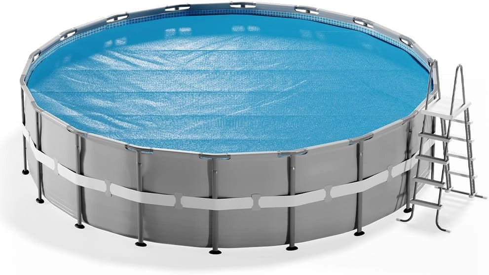 ok-living Telo Termico Piscina, Blu, 457 cm, per ridurre l’evaporazione e la dispersione di Calore